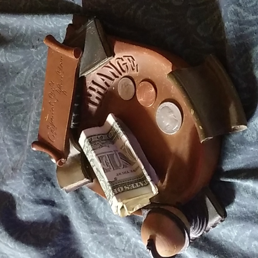 Vintage pocket change catcher